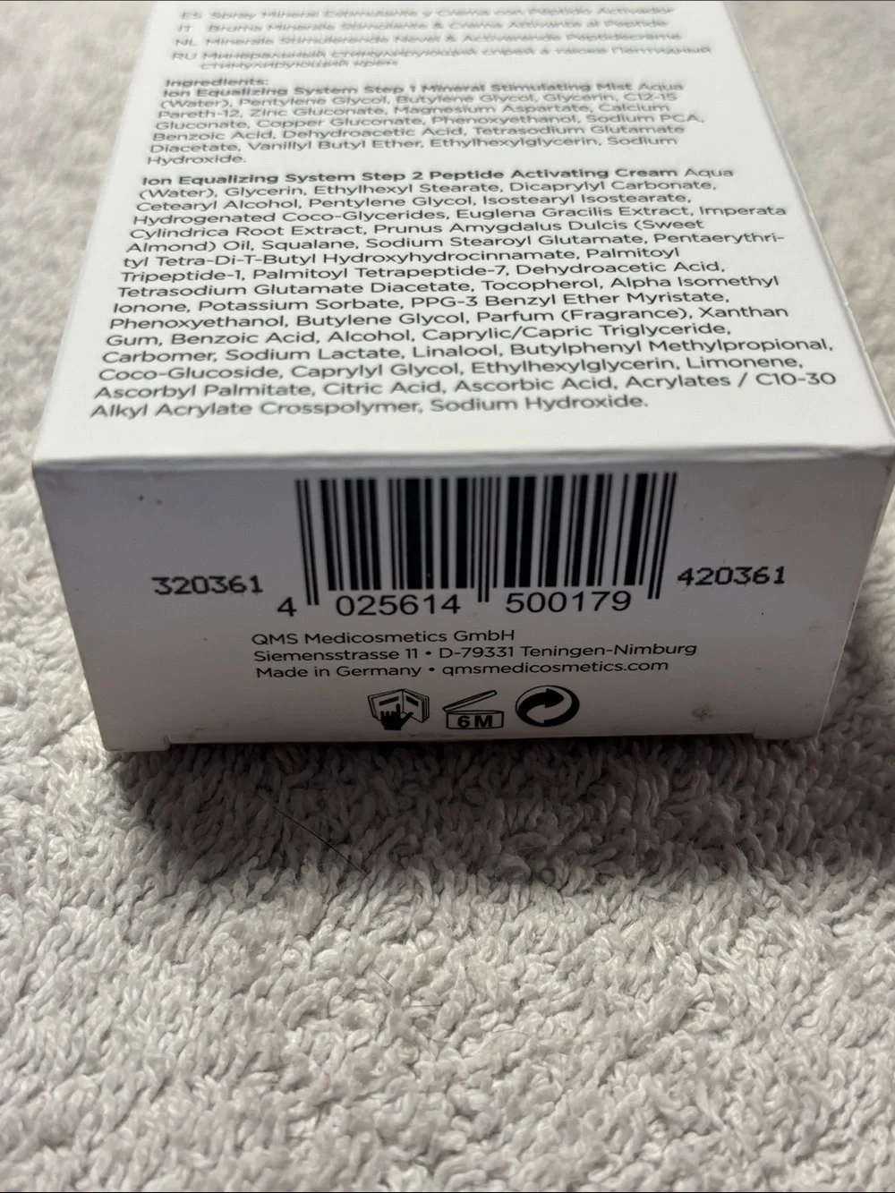 Qms Medicosmetics advanced ion